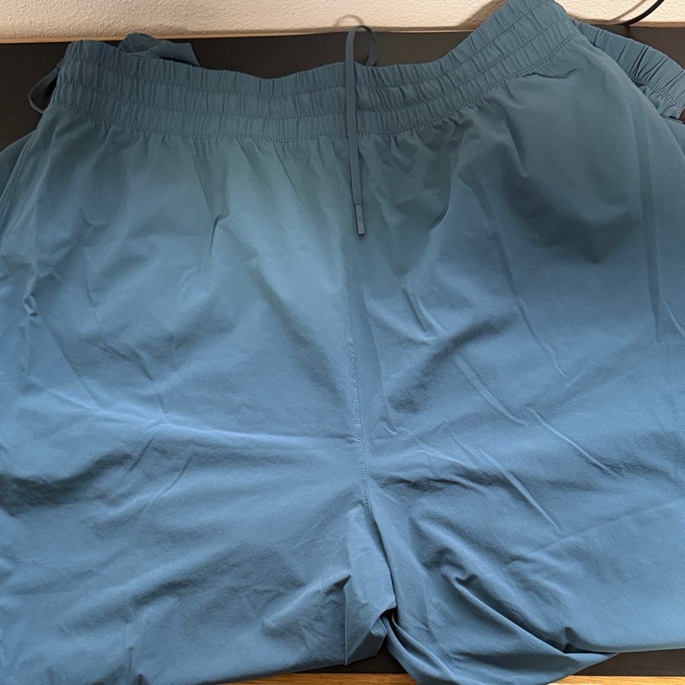 nuuds Women's Teal Elastic Waist Track Pants - Picture 7 of 7